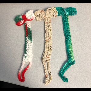 Crochet paci clips or bows! (Or anything crochet)